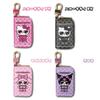 Hatayama Shoji Sanrio Smart Key Case, Heart Sunglasses Kitty, Black. Key Case, Smart Key Case, Key Holder, Double Ring, 360-degree Rotating