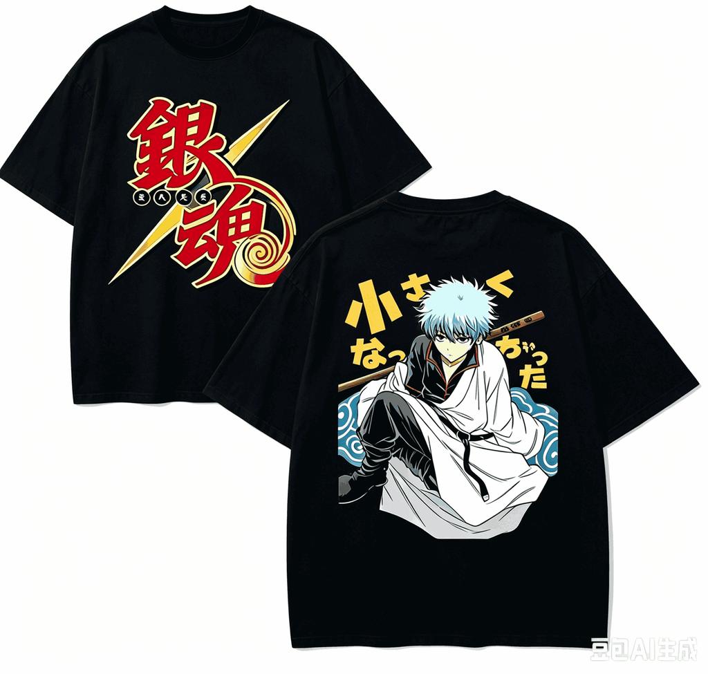 Gintama Anime Lover TShirt Harajuku Cotton NewModel High Street Oversized Unisex Retro Fashion Couples Hot Product Breathable