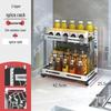 Estante Organizador de Cocina de Acero Inoxidable