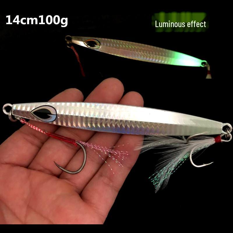 Wanya Sea Snake Nanyou Ocean Casting Metal Lure, 14cm/100g
