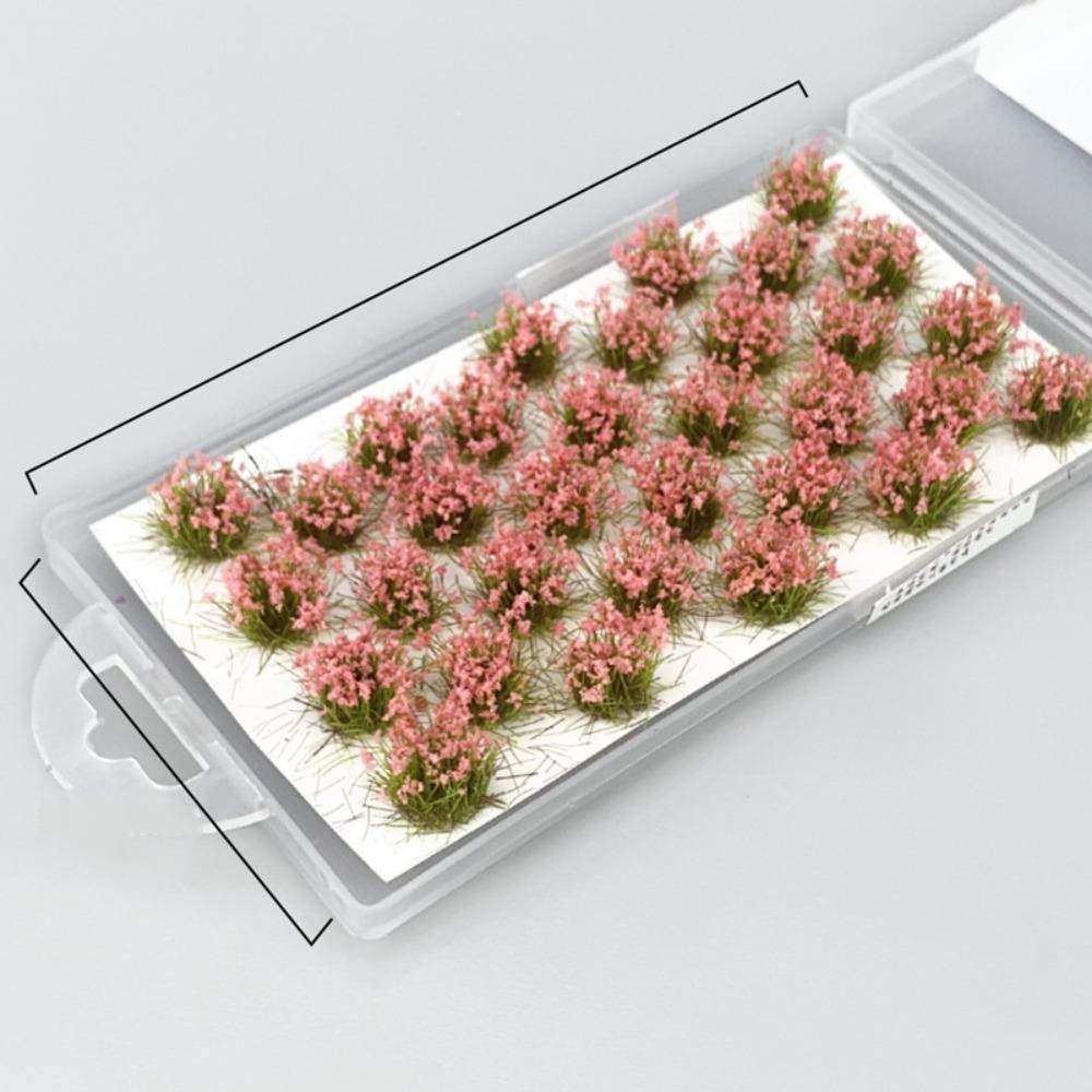 Simulation Small Grass Model Diy Building Static Tuft Toys Miniature Flower Cluster Sand Table