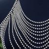 Versatile Rhinestone Chest Chain Multi Layer Design Lightweight Body Chain Women Sexy Statement Body Accessory