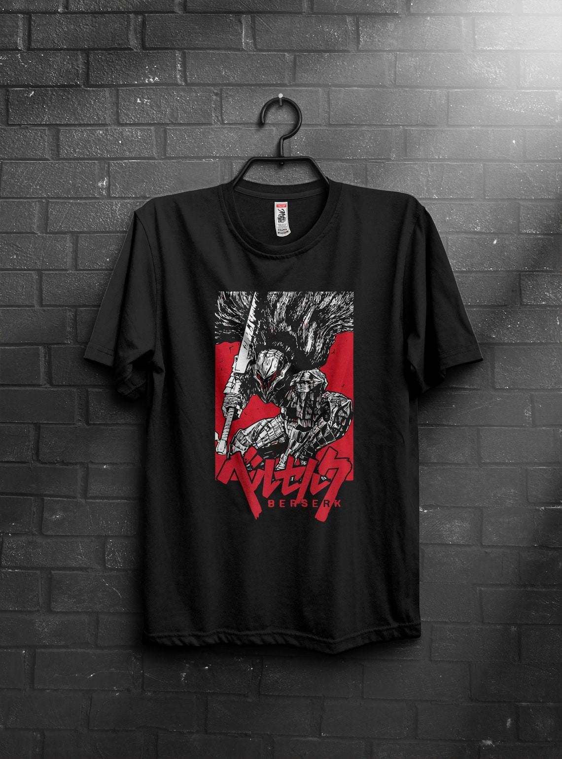 anime shirts, anime gifts, gatsu, berserk, berserk tshirt, berserk sword, Unisex S