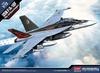 Academy 1/72 Scale US Navy F/A-18F VFA-154 Black Knights Plastic Model Kit 12577