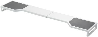 Jitsugyo Teleskopický kuchynský stojan Zadná teleskopická polica na sporák Biela doska 3916 Veľkosť cca. W64~80XD16XH5cm