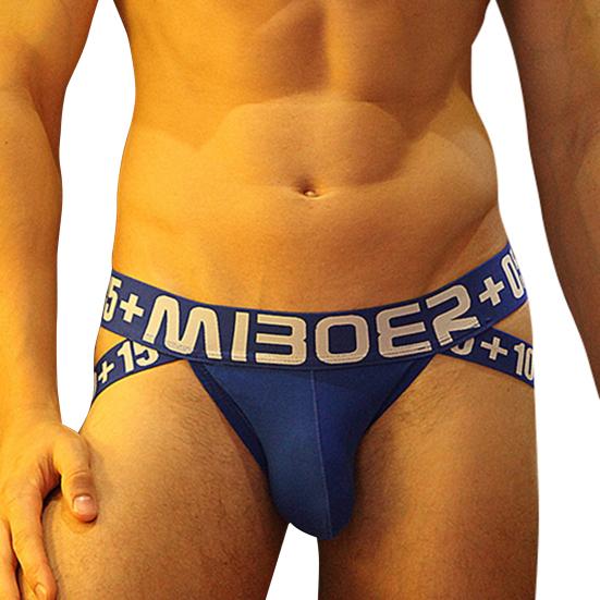 Men's Sexy Low Waist U Bulge Pouch Hollow Strap  Thongs Briefs Underwear