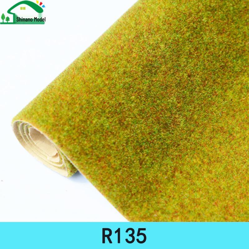 Model Turf Flocked Nylon Lawn: Simulation Grass for Miniature Landscape & Train Scenery