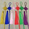 Chinese Knot Car Pendant - Handmade Tassel Accessory (Pack of 6)