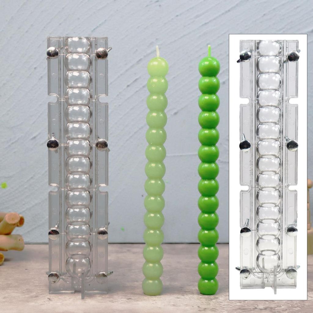 Durable Plastic Silicone Candle Mold Tall Taper Design for Resin Candles Making Tools and Festive Home Décor