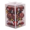12PCS 4cm Christmas Ball Xmas Tree Balls Hanging Pendant Decoration Plastic  Xmas Party New  Accessories Ornament Decor