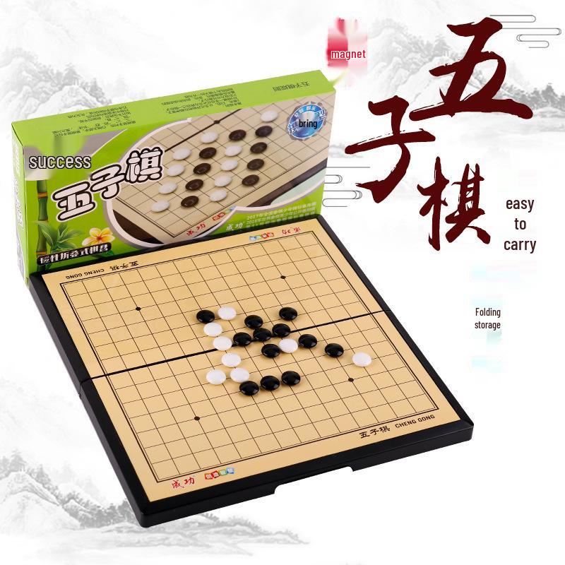 Magnetická dáma a šachová sada: Skládací, přenosná vzdělávací tabule pro teenagery