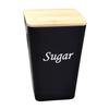 Tinplate Material Tea Tin Sealed Design Bamboo Cover Tea Jar Creative Shape Irregular Shape Sealed Tinplate Storage Jar