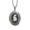 Collana Ciondolo Gatto Per Donna Con Charm Animale in Lega in Stile Vintage Per Regalo