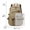 Men's Large Capacity Travel Backpack, Multi-Compartment Design, Adjustable Shoulder Straps, Versatile for Business & Commuting