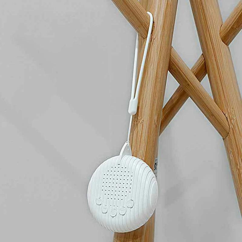 White Noise Sound Machine Portable Baby Sleep Machine 10 Soothing Sounds Volume Adjustable Built-In Rechargeable Battery Usb (As shown-4140)-