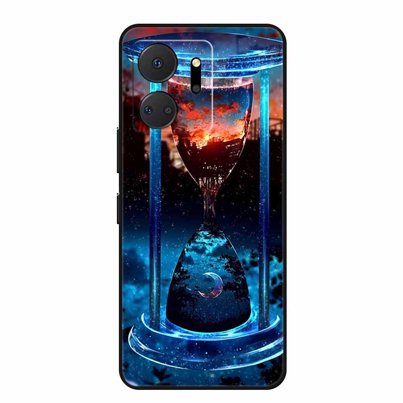 Handyhülle Für Honor X7a Rückseite Hülle X 7 a Coque Stoßfest Schwarzes Silikon Weiche Funda Für Honor Play 7T 7 T Hülle Play7T Capa