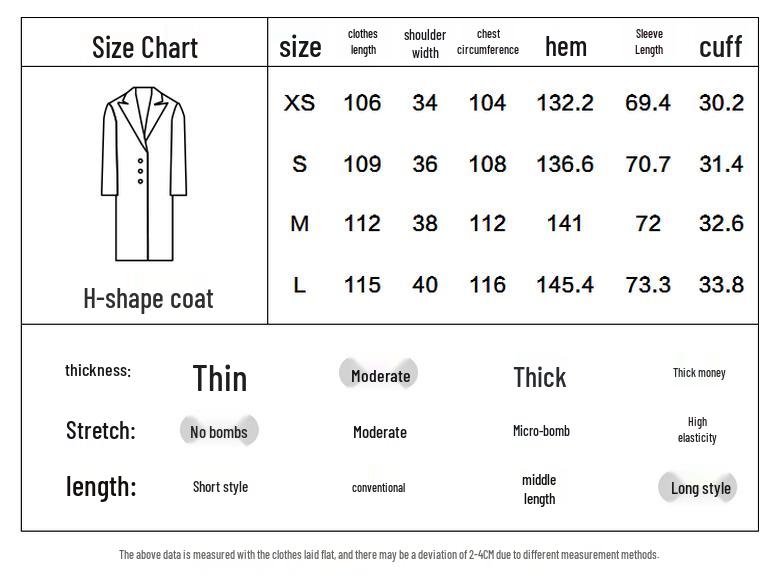 PEACEBIRD Women's Elegant Double-Faced Wool Blend Coat