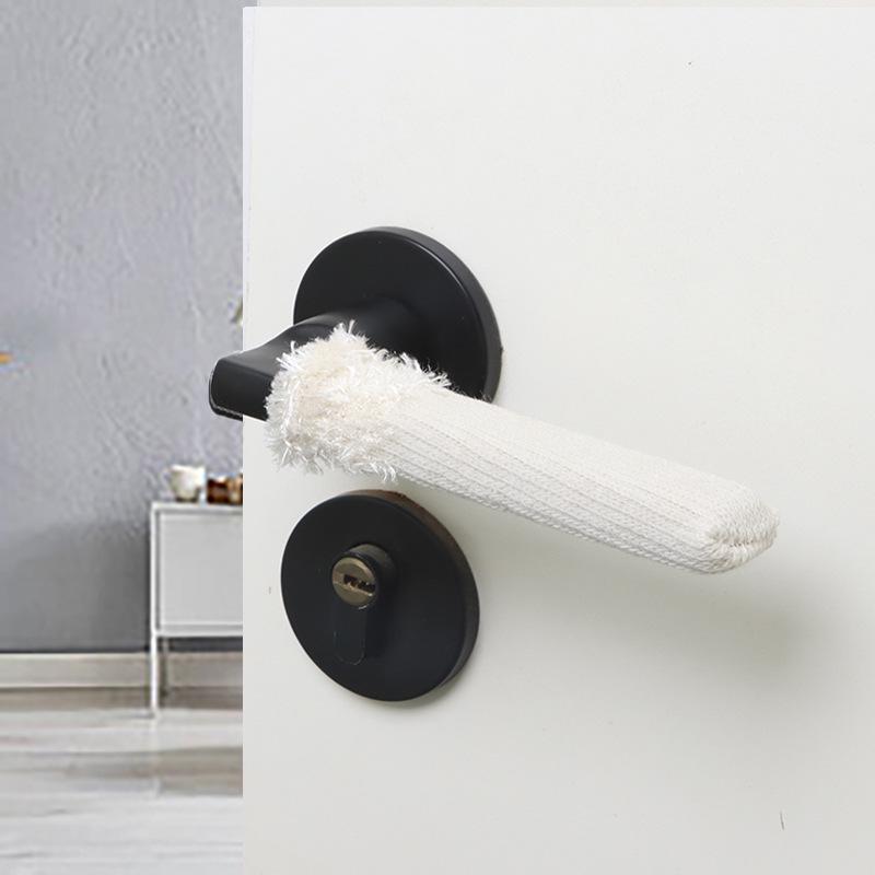 Knitted Thickened Anti-Collision Door Handle Cover for Winter