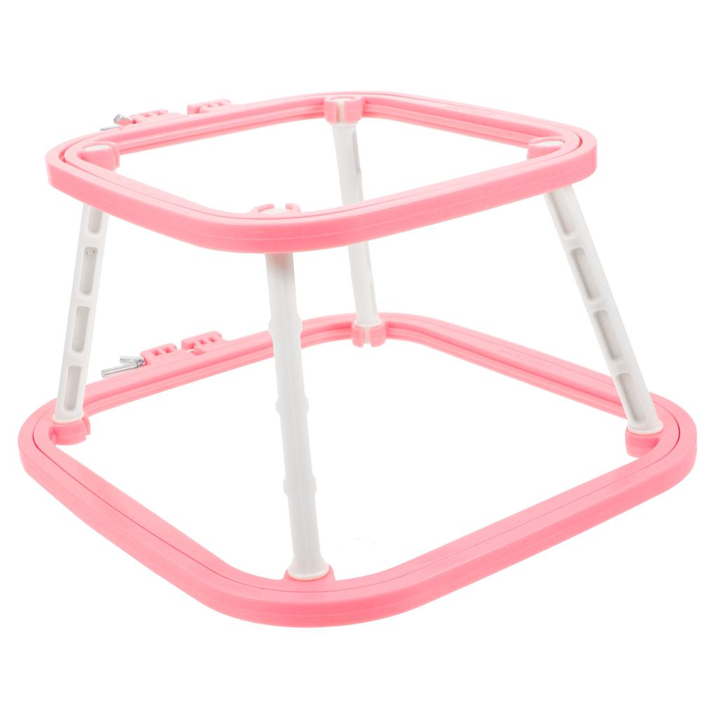 Rotary Tool Embroidery Tools Hoop Needlework Stand Double Layer Support Cross Stitch Circle Bracket Home