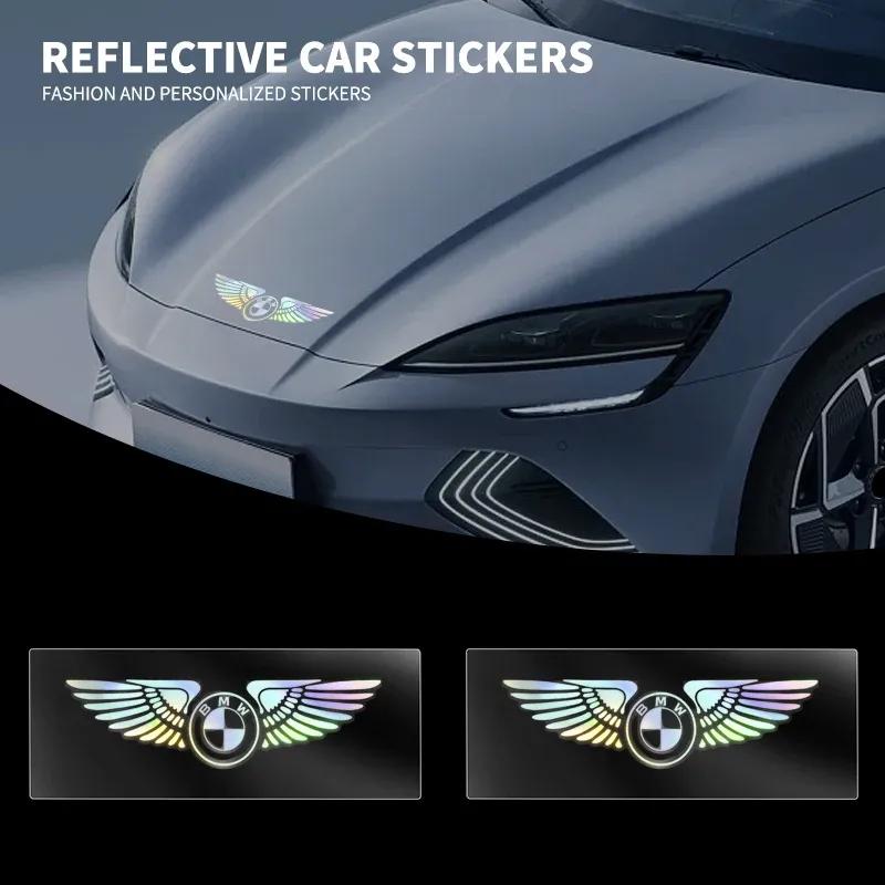 Colorful Reflective Laser Car Refit Personalized Wing Sticker For BMW X1 X2 X3 X5 X4 X6 X7 G30 G20 G32 G11 G12 F40 F30 F20 F10