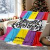 Electric Callboy Pattern Blanket for Home Decoration, Bed, Sofa, Car Travel, Camping, Suitable for All Seasons, Birthday Christmas Gift