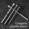 1 Set Multi Functional Concrete Wall Cement Brick Drill Bits Alloy Impact Straight Shank Construction Drill Bits