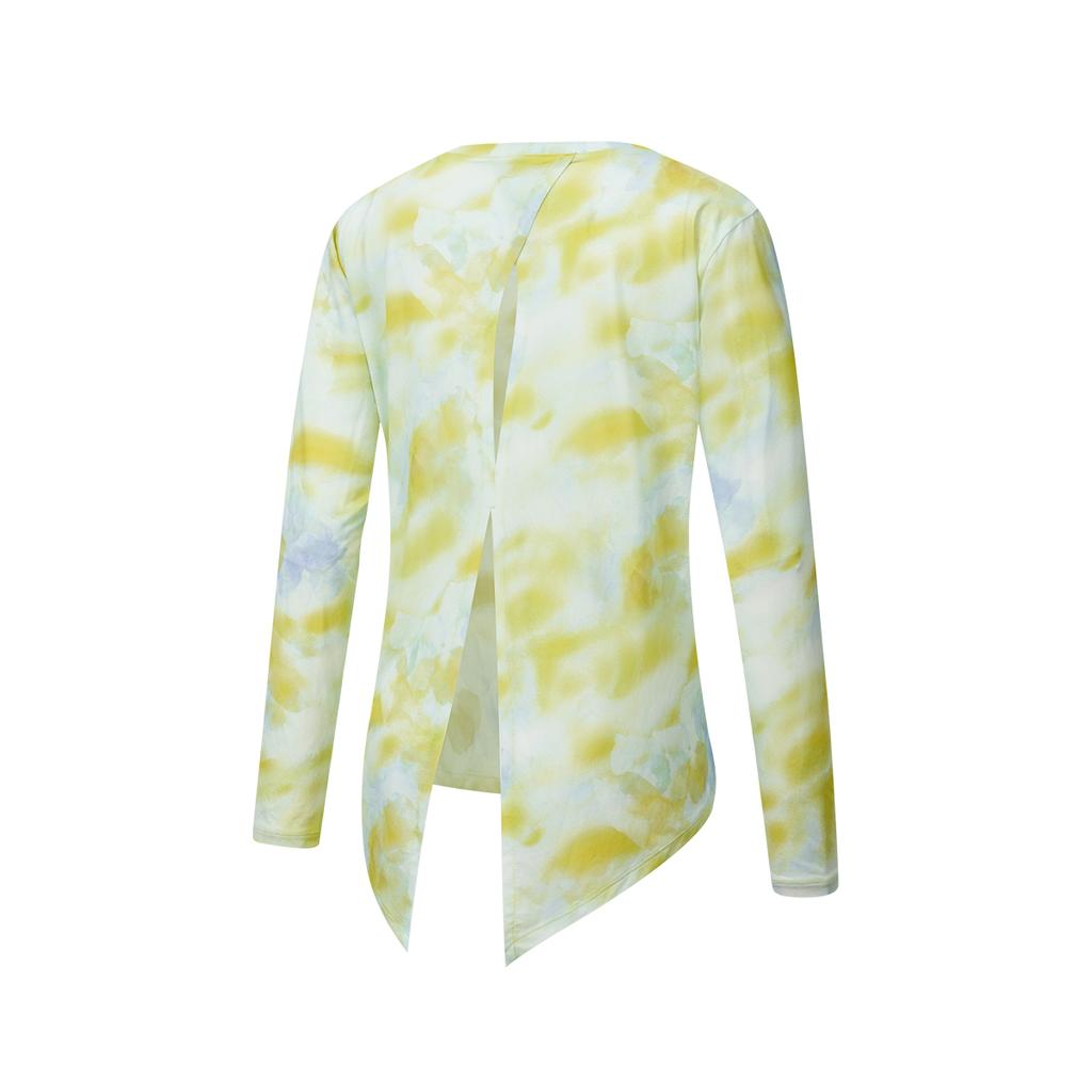 SAUCONY Running Training Outdoor Casual Sports Crew Neck Pullover Long Sleeve T-Shirt Women T-Shirt Light-Purple-Ombre SC1240154A-PR197