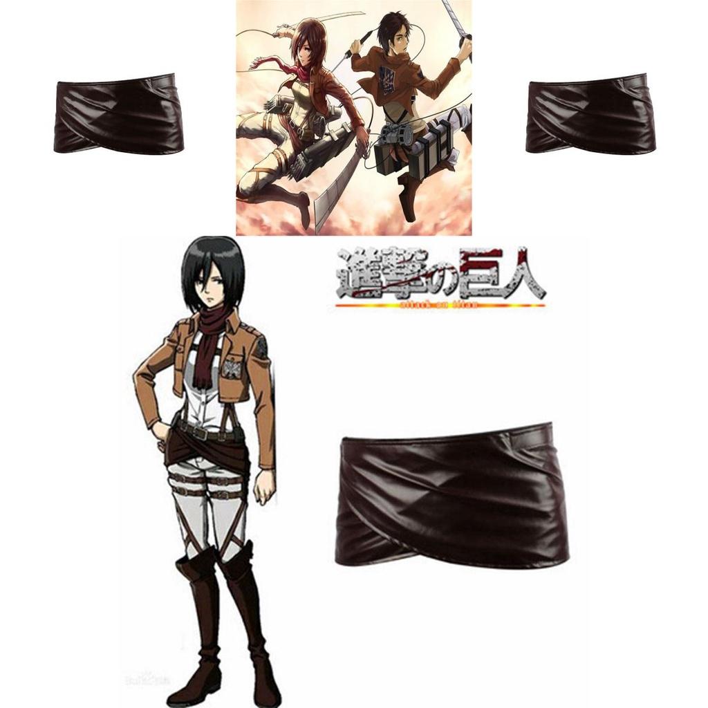 Elegant Attack On Titan Cosplay Skirt Crafted From Durable Pu Leather For Women