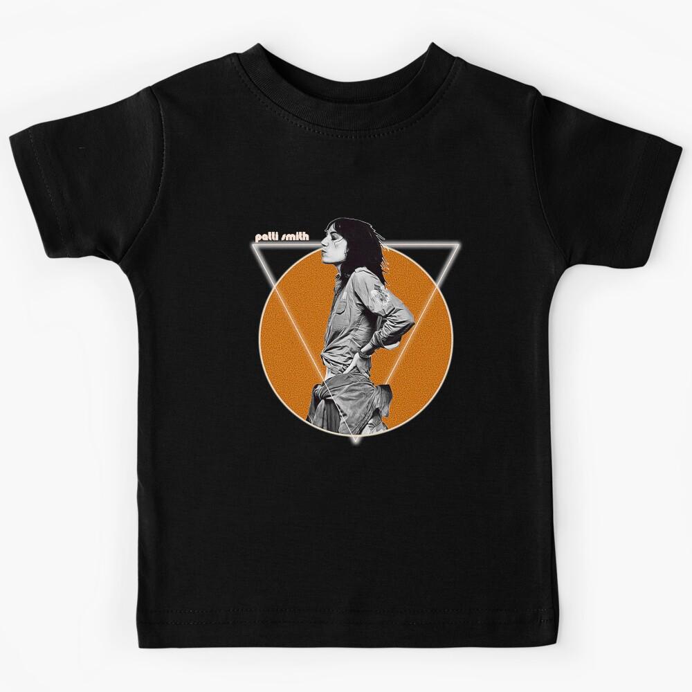 Retro Patti Smith Glow Tribute Kids T-Shirt 150