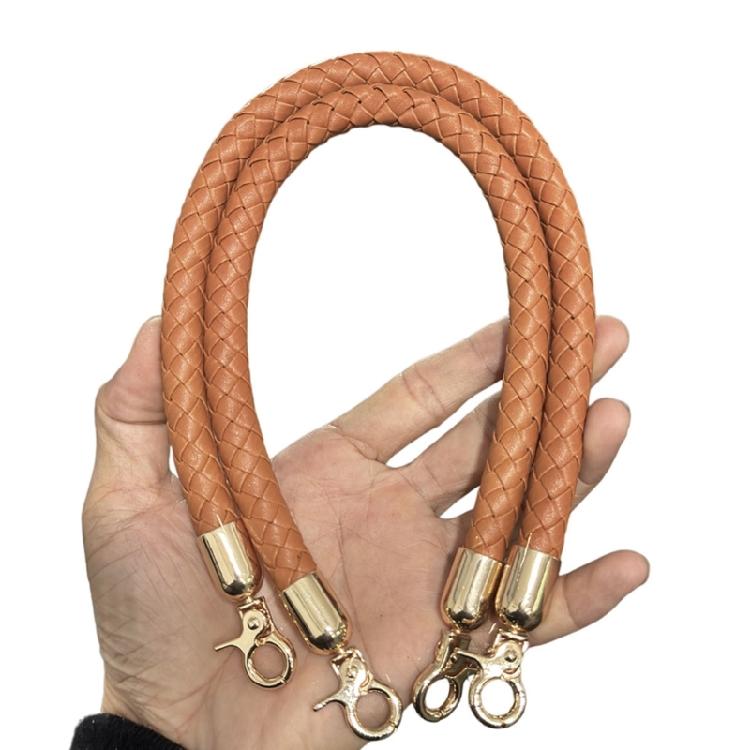 60 cm Hosszú Kézitáska Bőr Fogantyú Nőknek Szőtt Kézitáska Cserélhető Szíj Bőr Válltáska Táska Pénztárca Készítéshez