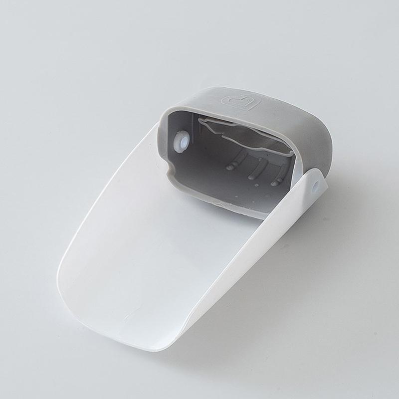 

Универсальный удлинитель для крана для мытья рук удлинитель из силикона для младенцев с рисунком милый брызгозащищенный детский помощник Божественный серый