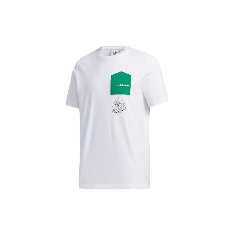 adidas x Disney Goofy T1 Crossover Pocket Short Sleeve White Men s GP6477 M