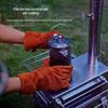 Pelliot Flame-Retardant Leather Camping Gloves