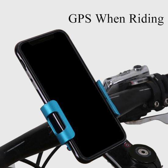 Supporto Universale in Alluminio Antiscivolo per Manubrio Moto Bicicletta Bici Porta Telefono