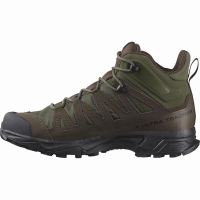 Hiking Shoes X Ultra Tracker GORE-TEX Ranger Green Earth Brown Black