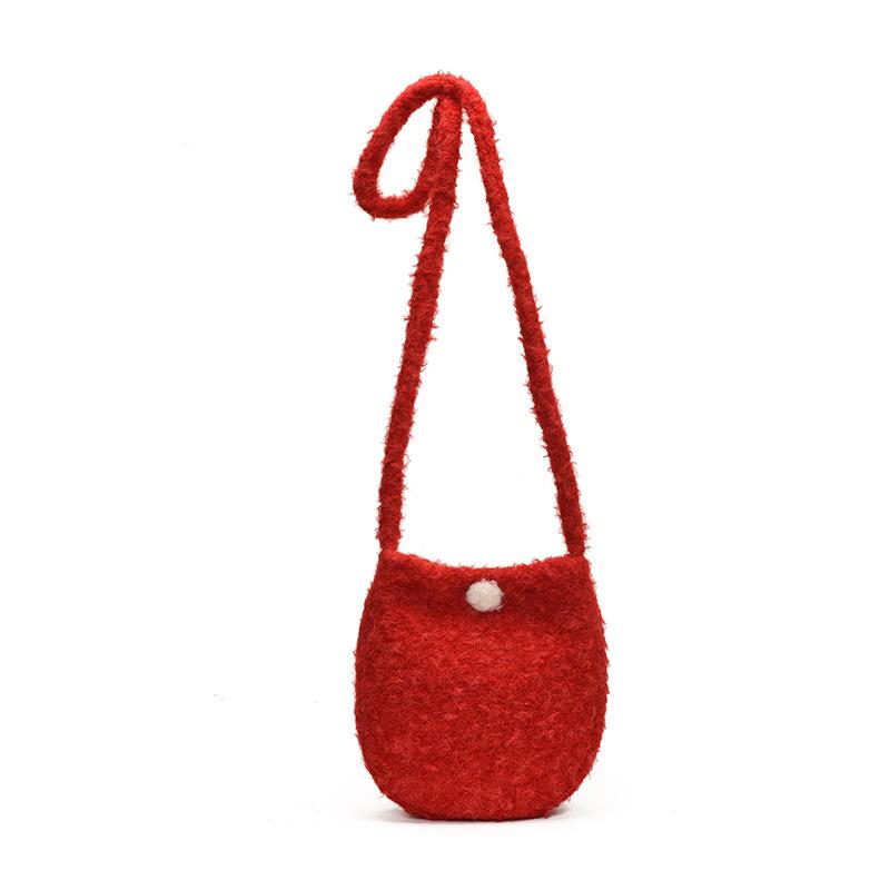 

Нишевая универсальная сумка-мессенджер женская новая простая сумка на плечо мини повседневная портативная маленькая квадратная сумка one size fits all красный