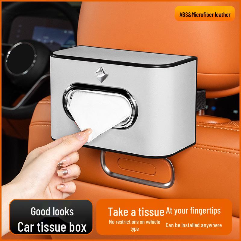 Car Tissue Dispenser Box for Baojun 560/730/510/310, KiWi, and RC3 - Armrest and Seat Back Mount