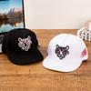 Tiger Embroidery Flat Brim Baseball Cap For Men Women Hip Hop Snapback Hat Adjustable Streetwear Trucker Caps