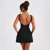Zomer sexy slim fit Europese en Amerikaanse stijl rugloze vest basisjurk
