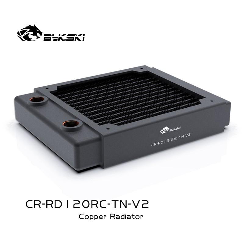 

Bykski PC Cooling Red Copper Radiator RC Series , 30mm Thick for 12cm Fan PC Heatsink , White / Black 120/240/360/480mm 30mm Thick