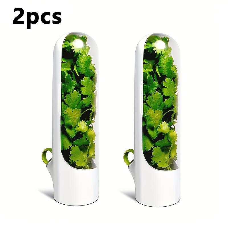 2 шт. Контейнер для хранения овощей Контейнер для хранения трав Гидропонная чашка для хранения Контейнер для хранения трав Подходит для хранения 2