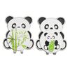 Creative Golf Ball Marker with Golf Hat Clip Magnetic Alloy Panda Bamboo Shoot Cap Glove Design Golf Marker Men Wome