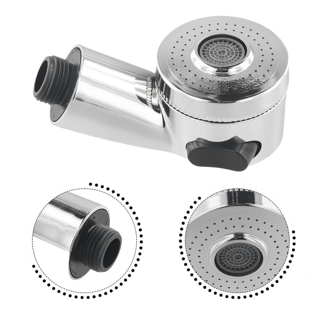 Shower Head Adapter Water Saving Adjustable Bathing Bathroom