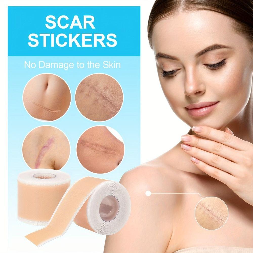 Self-Adhesive Scar Treatment Tape Easy-Tear Scar Care Patches Easy-to-Use Skin Cover Tape  Keloids