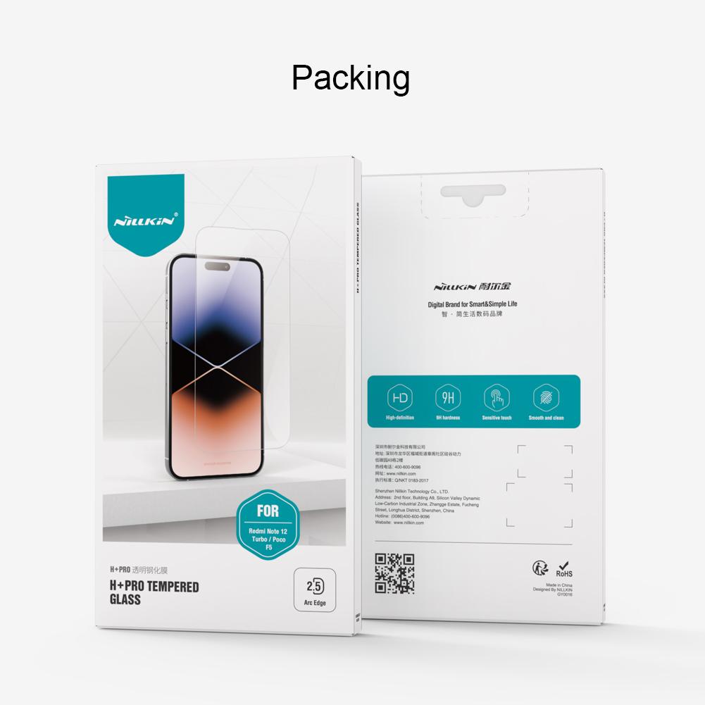For POCO F5 Pro Glass Nillkin Amazing H+Pro 0.2MM Screen Protector Tempered Glass For POCO F5 Film