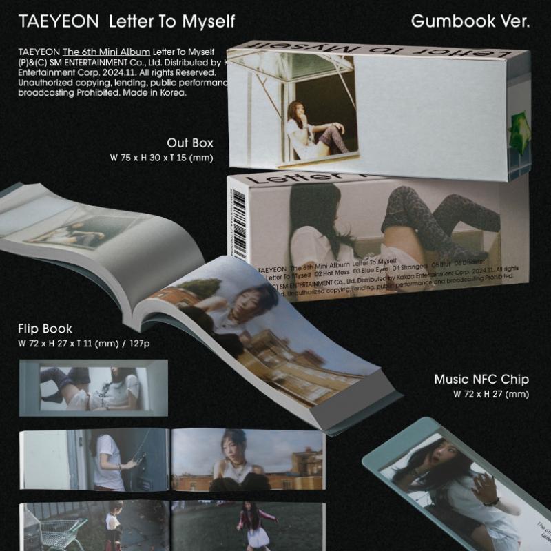 Taeyeon   Letter To Myself  6th Mini Album  Gumbook Ver.   Smart Album 