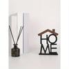 1pc Chic Wooden "HOME" Letter House-Shaped Decor Versatile Indoor/Outdoor Use, Ideal Gift For Home & Office, Home Decor, Versatile Living Room Decor