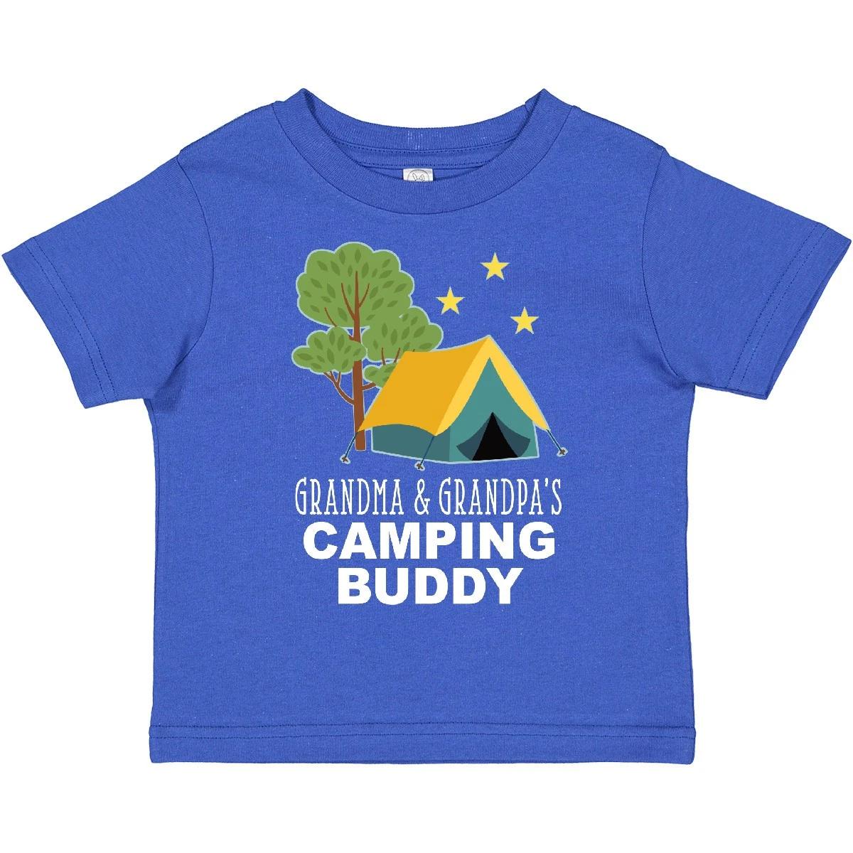 Inktastic Grandma And Grandpa Camping Buddy Toddler T-Shirt Vacation Clothes Kid 160