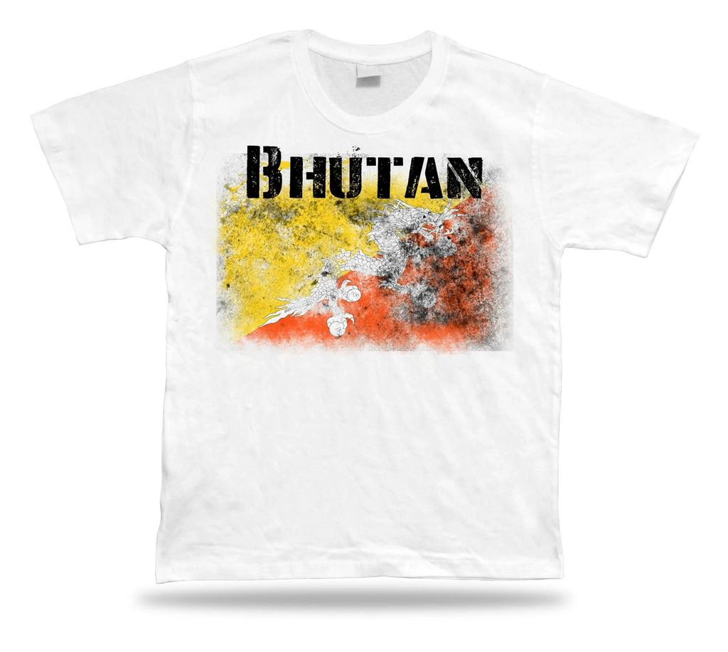 Bhutan flag Tshirt T-shirt Tee top city map thunderbolt diamond dharma best gift