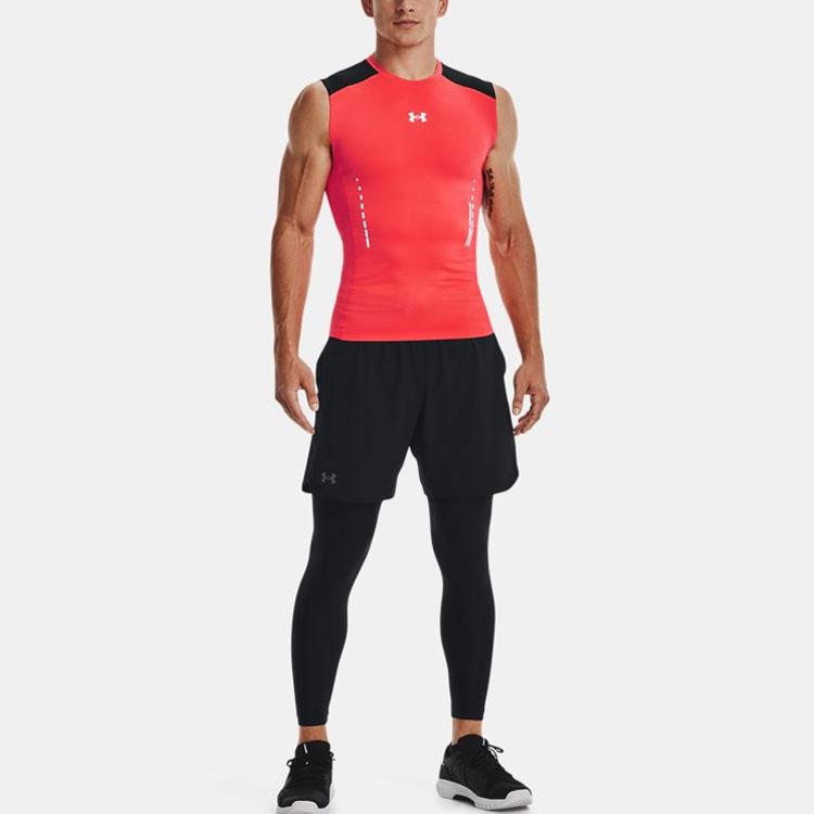 Under Armour Training Sports Compression Tank Top Men Tops Beta-Red 1370656-628